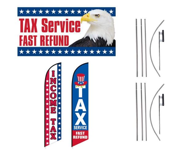 1 BANNER-2 FLAG PACKAGE_FFN-PDTAX10, FFN-5022C, FFN-5428