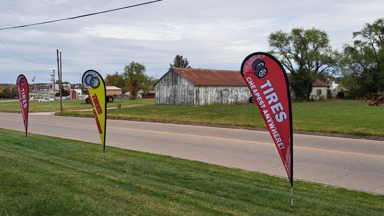 replacement Teardrop flag from Feather Flag Nation