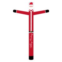 Santa Claus Merry Christmas Inflatable Tube Man | 18ft Air Powered Dancer Guy