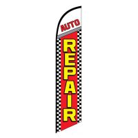 Auto Repair Advertising Flag