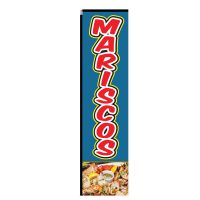 Mariscos Rectangle Banner Flag