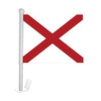 Alabama Window Clip-on Flag