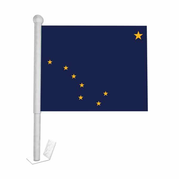 Alaska State Car Flag