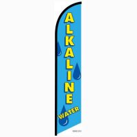 Alkaline Water feather flag