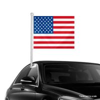 American USA Window Clip-on Flag