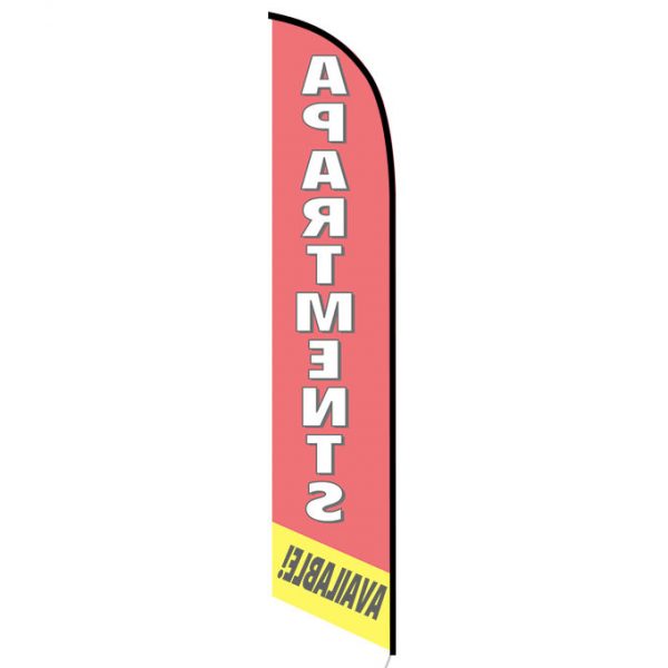 Apartments available feather flag