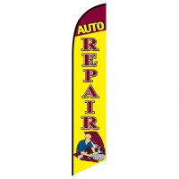 Auto Repair Mechanic Banner Flag