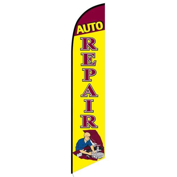 Auto Repair Mechanic Banner Flag FFN-5234 front