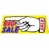 Big Sale windshield banner