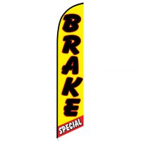 Brake Special Yellow and Red Feather Flag