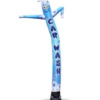 Car Wash Bubbles Inflatable Tube Man |  18ft air powered wind dancer