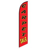 Carpet Sale red feather flag