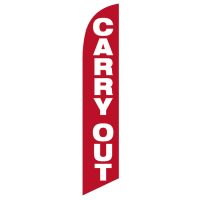 Carry Out Flag Kit with Ground Stake