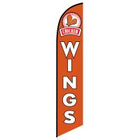 Chicken Wings Feather Flag