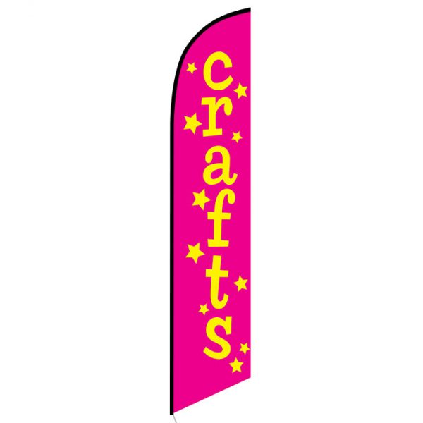 Crafts feather flag