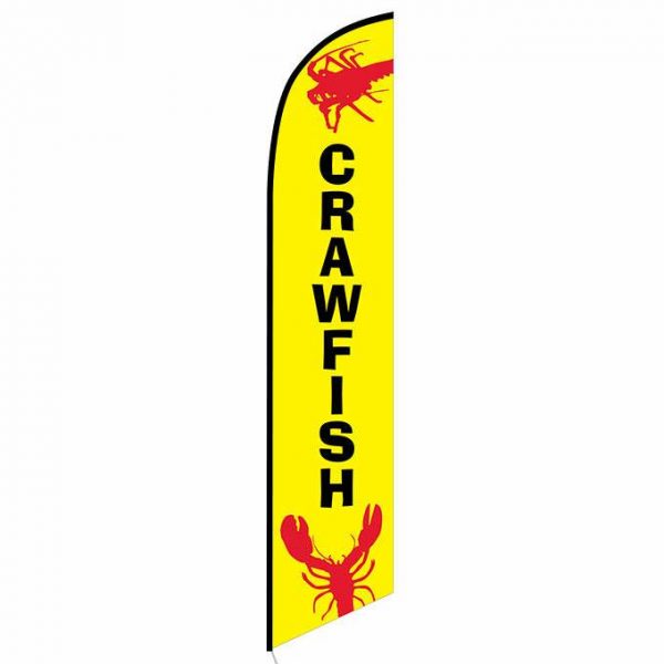 Crawfish Feather Flag