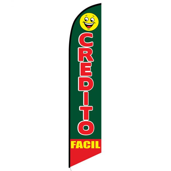 Credito Facil feather flag