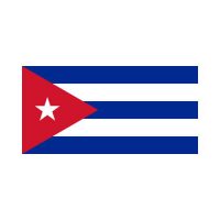 Cuba 3×5 Flag