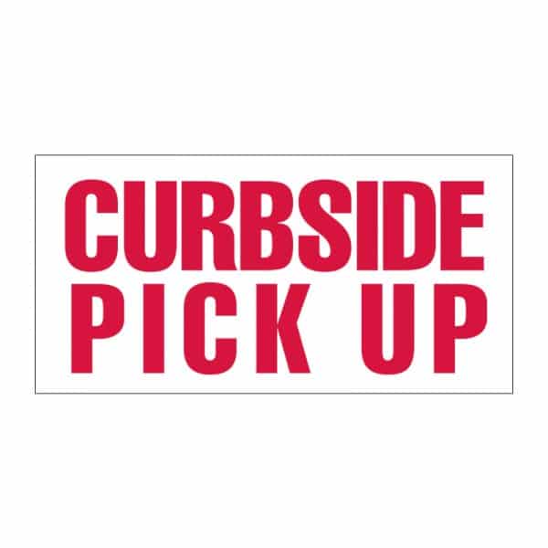 Curb Side Pick Up Vinyl