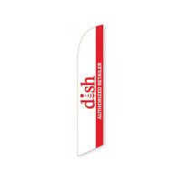 Dish Authorized Dealer Feather Flag