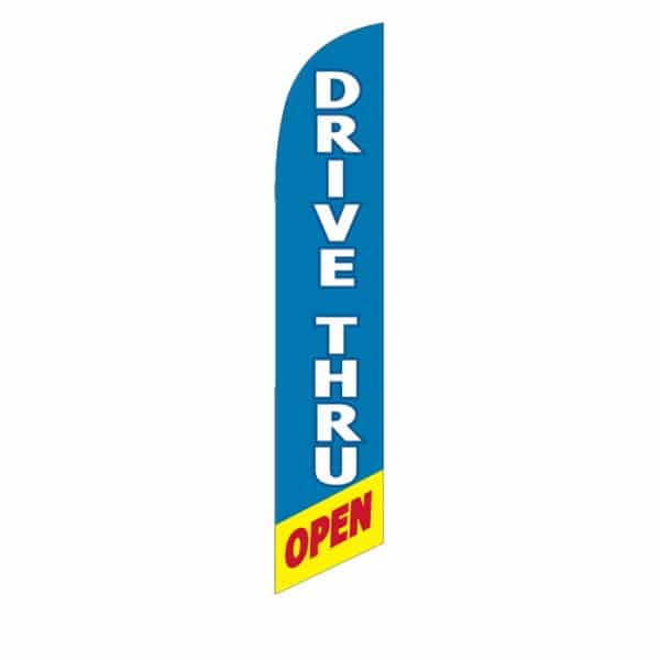 Drive-Thru-Feather-Flag-Blue