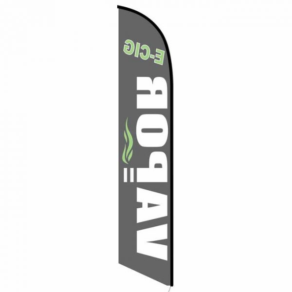 E-cig Vapor feather flag