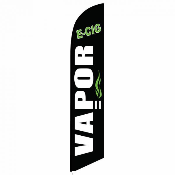 E-cig Vapor feather flag