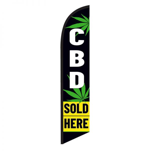 Cbd-sold-here feather flag-ffn-5896