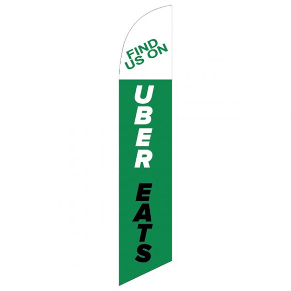 Find us on uber eats-Feather-Flag-FFN-99943