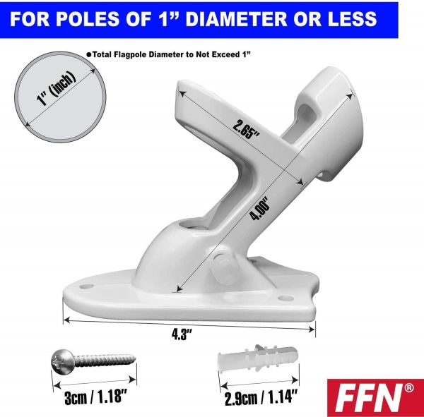 Flag-pole-mount-dimensions