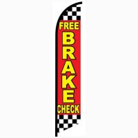 Free Brake Check Checkered Feather  Flag