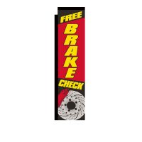 Free Brake Check Rectangle Flag