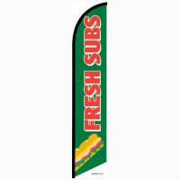 Fresh Subs Feather Flag