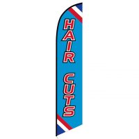 Haircuts banner flag