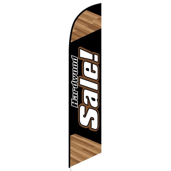 Hardwood sale banner flag