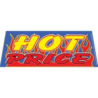 Hot Price windshield banner