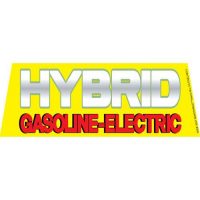 Hybrid Gasoline windshield banner