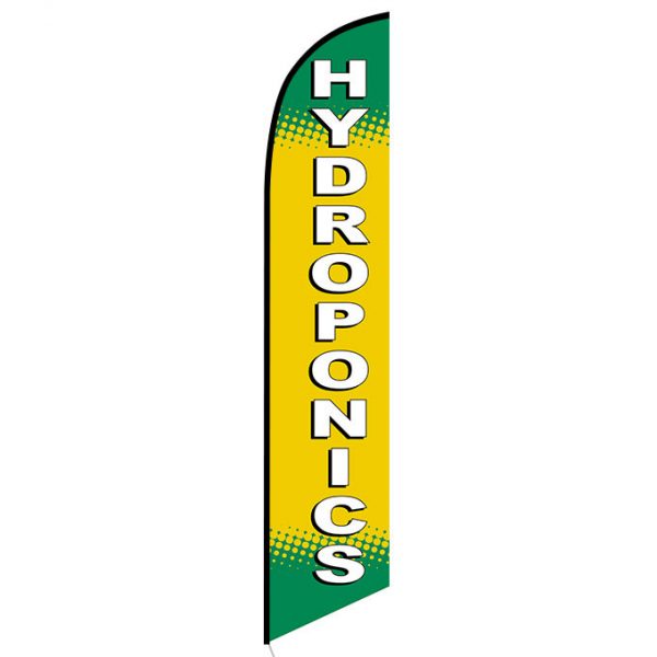 Hydroponics feather flag