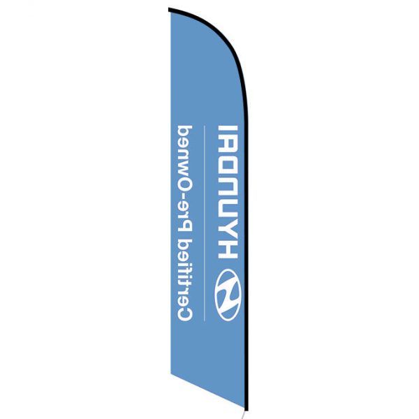 Hyundai CPO feather flag