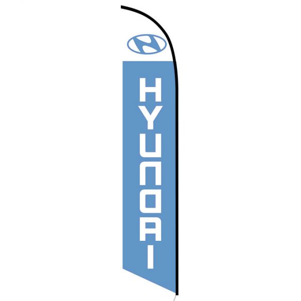 Hyundai feather flag