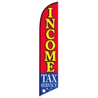 Income Tax flag banner