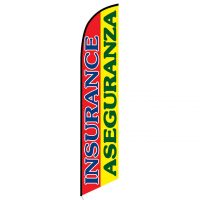 Insurance Aseguranza Feather Flag