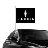 Lincoln Window Clip-On Flag