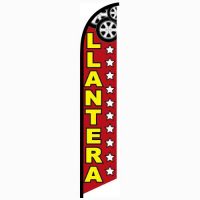 Llantera feather flag