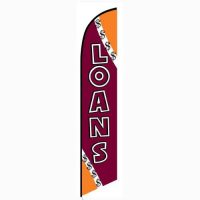 Loans feather flag