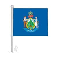 Maine Window Clip-on Flag