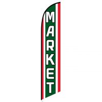 Market Feather Flag