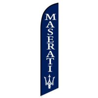 Maserati feather flag