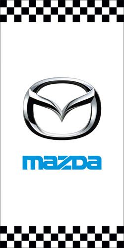 Used Mazda dealership light pole banner