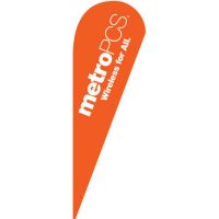 Metropcs Wireless Teardrop Flag